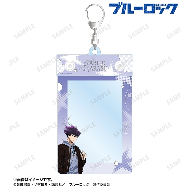 [Pre-order] "Blue Lock" Original Illustration Karasu Tabito Monotone Street Fashion Ver. B8 Size Multi Card Holder