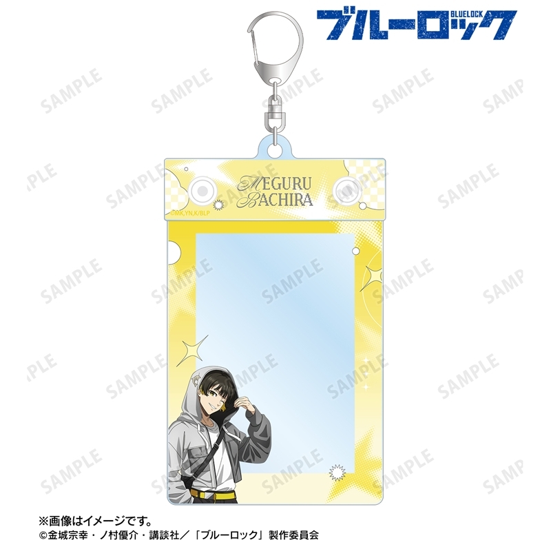 [Pre-order] "Blue Lock" Original Illustration Bachira Meguru Monotone Street Fashion Ver. B8 Size Multi Card Holder