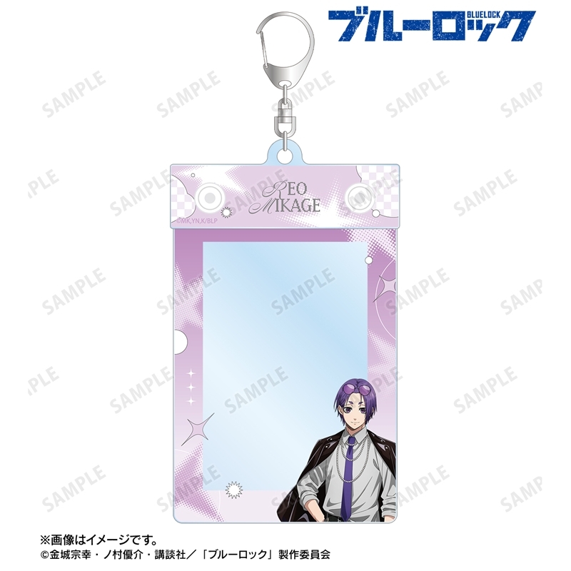 [Pre-order] "Blue Lock" Original Illustration Mikage Reo Monotone Street Fashion Ver. B8 Size Multi Card Holder