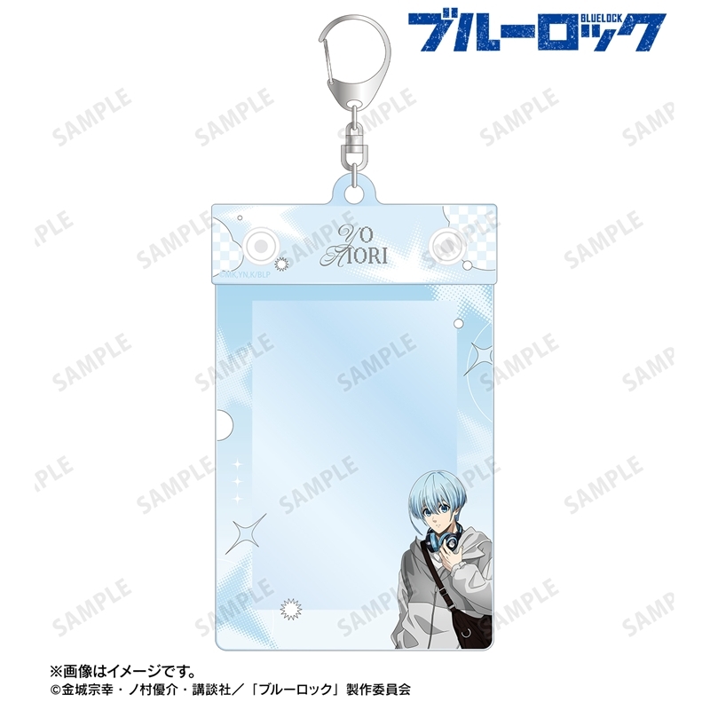 [Pre-order] "Blue Lock" Original Illustration Hiori Yo Monotone Street Fashion Ver. B8 Size Multi Card Holder