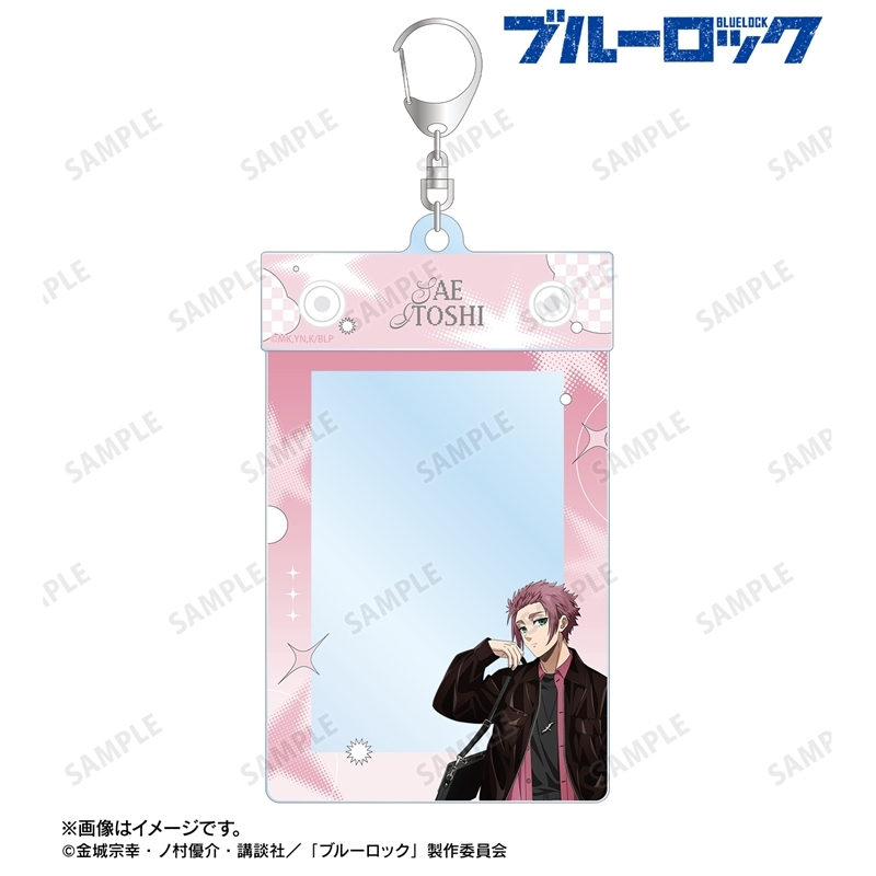 [Pre-order] "Blue Lock" Original Illustration Itoshi Sae Monotone Street Fashion Ver. B8 Size Multi Card Holder