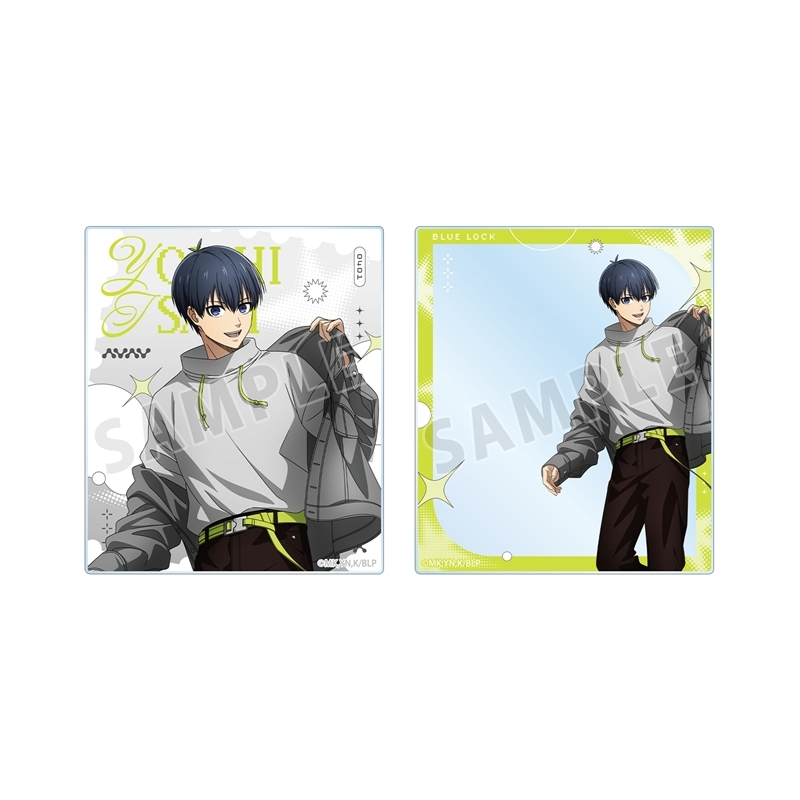 [Pre-order] "Blue Lock" Original Illustration Isagi Yoichi Monotone Street Fashion Ver. Acrylic Card 2 Set