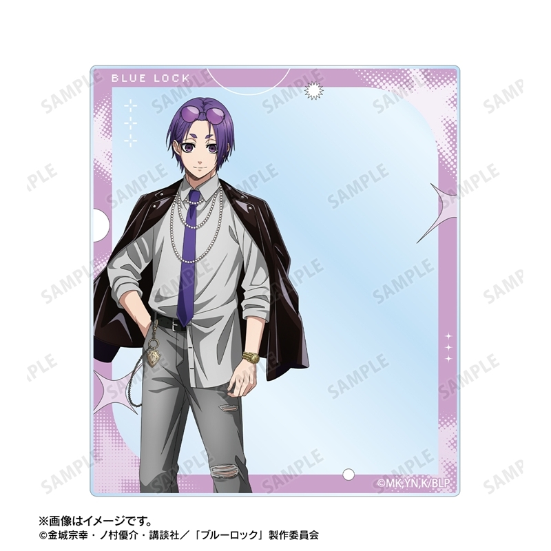 [Pre-order] "Blue Lock" Original Illustration Mikage Reo Monotone Street Fashion Ver. Acrylic Card 2 Set