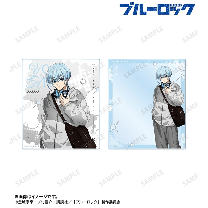 [Pre-order] "Blue Lock" Original Illustration Hiori Yo Monotone Street Fashion Ver. Acrylic Card 2 Set