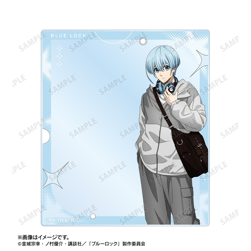 [Pre-order] "Blue Lock" Original Illustration Hiori Yo Monotone Street Fashion Ver. Acrylic Card 2 Set