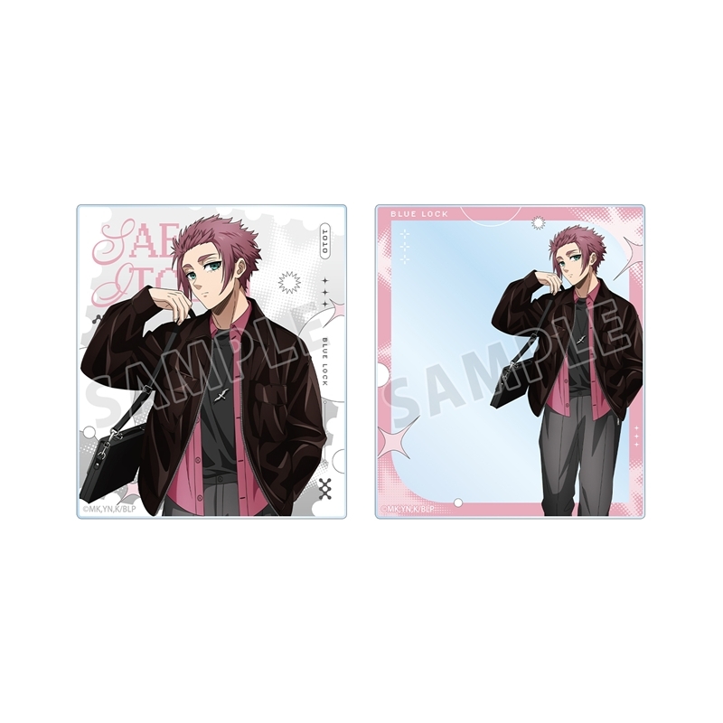 [Pre-order] "Blue Lock" Original Illustration Itoshi Sae Monotone Street Fashion Ver. Acrylic Card 2 Set
