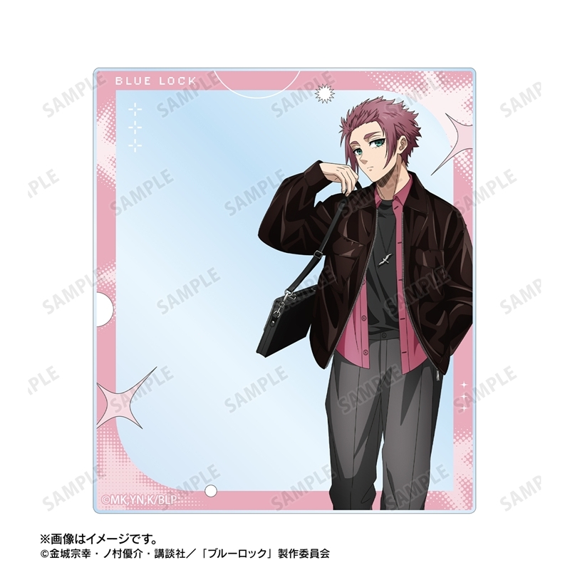 [Pre-order] "Blue Lock" Original Illustration Itoshi Sae Monotone Street Fashion Ver. Acrylic Card 2 Set