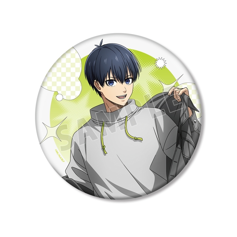 [Pre-order] "Blue Lock" Original Illustration Isagi Yoichi Monotone Street Fashion Ver. Big Can Badge