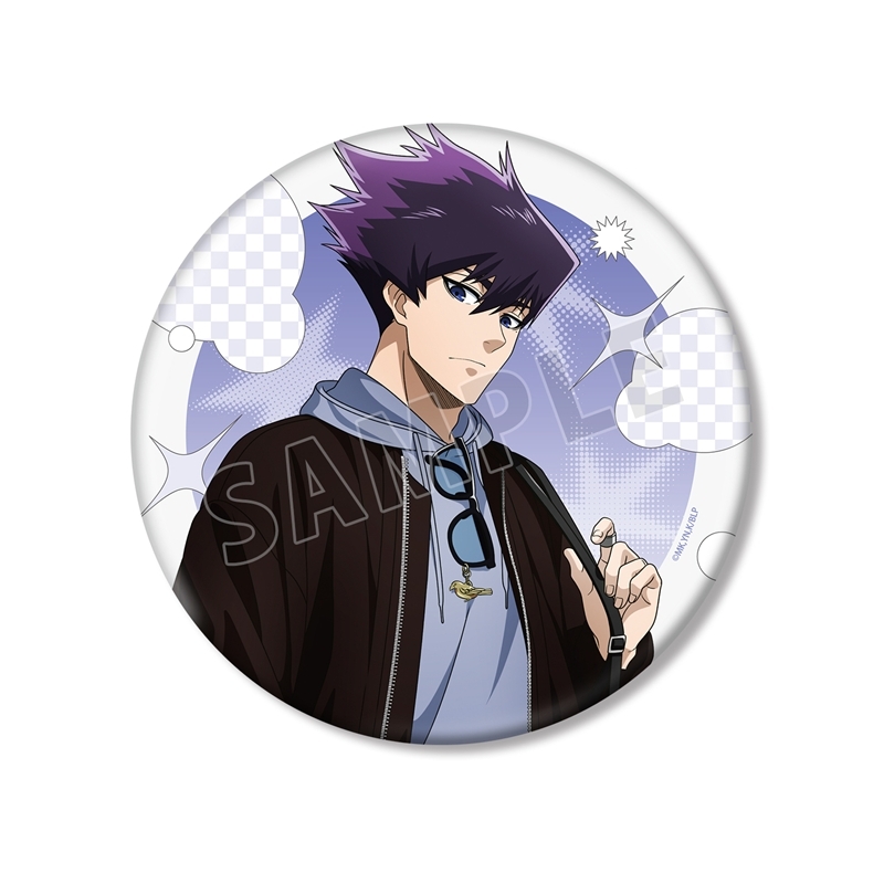 [Pre-order] "Blue Lock" Original Illustration Karasu Tabito Monotone Street Fashion Ver. Big Can Badge