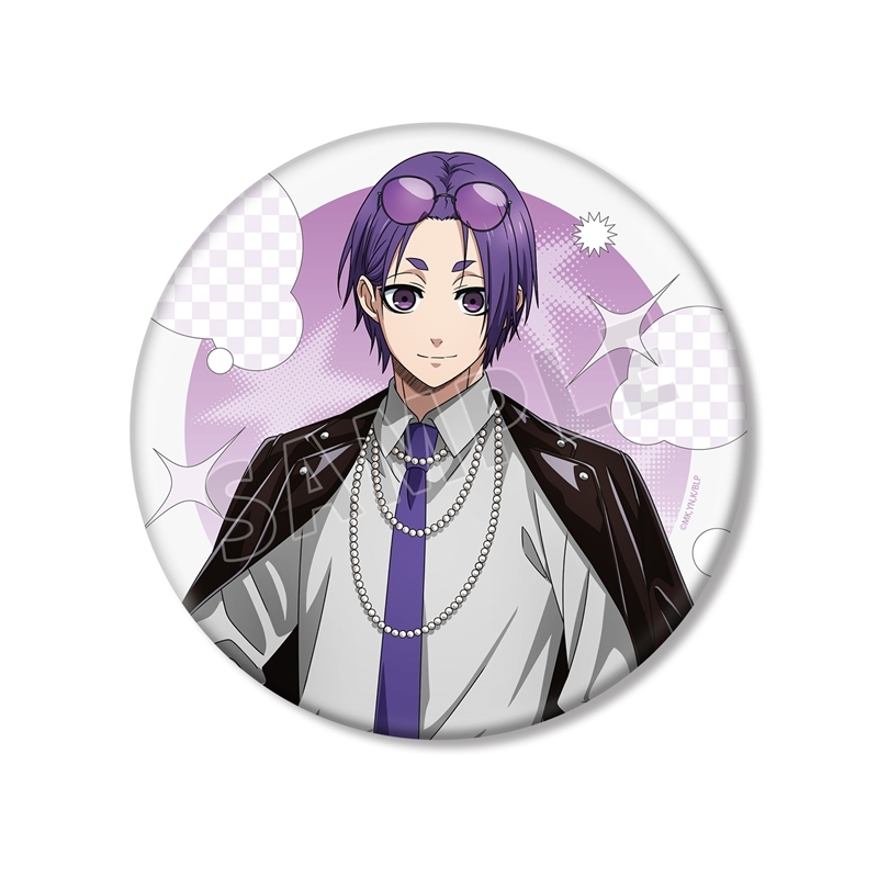 [Pre-order] "Blue Lock" Original Illustration Mikage Reo Monotone Street Fashion Ver. Big Can Badge