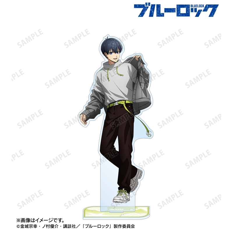 [Pre-order] "Blue Lock" Original Illustration Isagi Yoichi Monotone Street Fashion Ver. Big Acrylic Stand