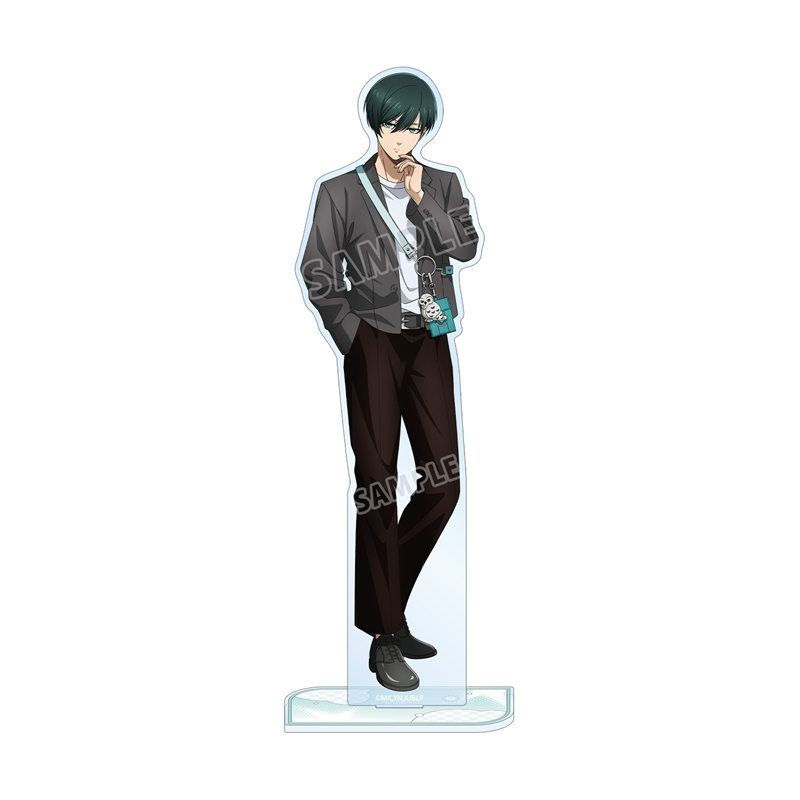 [Pre-order] "Blue Lock" Original Illustration Itoshi Rin Monotone Street Fashion Ver. Big Acrylic Stand