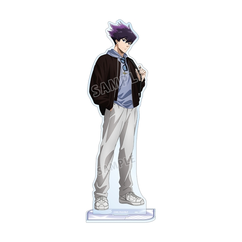 [Pre-order] "Blue Lock" Original Illustration Karasu Tabito Monotone Street Fashion Ver. Big Acrylic Stand