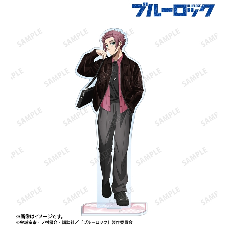 [Pre-order] "Blue Lock" Original Illustration Itoshi Sae Monotone Street Fashion Ver. Big Acrylic Stand