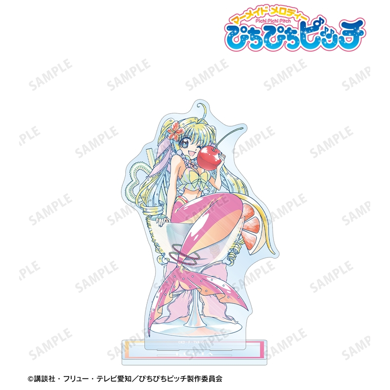 [Pre-order] "Mermaid Melody Pichi Pichi Pitch" Original Illustration Lucia Cocktail Glass Ver. Ani-Art Clear Label Big Acrylic Stand