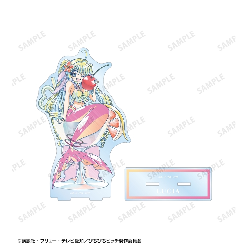 [Pre-order] "Mermaid Melody Pichi Pichi Pitch" Original Illustration Lucia Cocktail Glass Ver. Ani-Art Clear Label Big Acrylic Stand