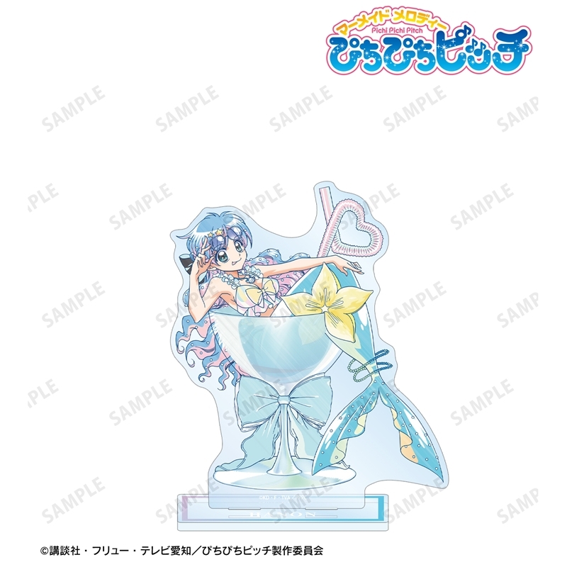 [Pre-order] "Mermaid Melody Pichi Pichi Pitch" Original Illustration Hanon Cocktail Glass Ver. Ani-Art Clear Label Big Acrylic Stand