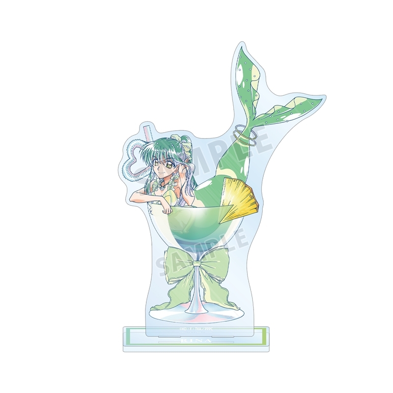 [Pre-order] "Mermaid Melody Pichi Pichi Pitch" Original Illustration Rina Cocktail Glass Ver. Ani-Art Clear Label Big Acrylic Stand