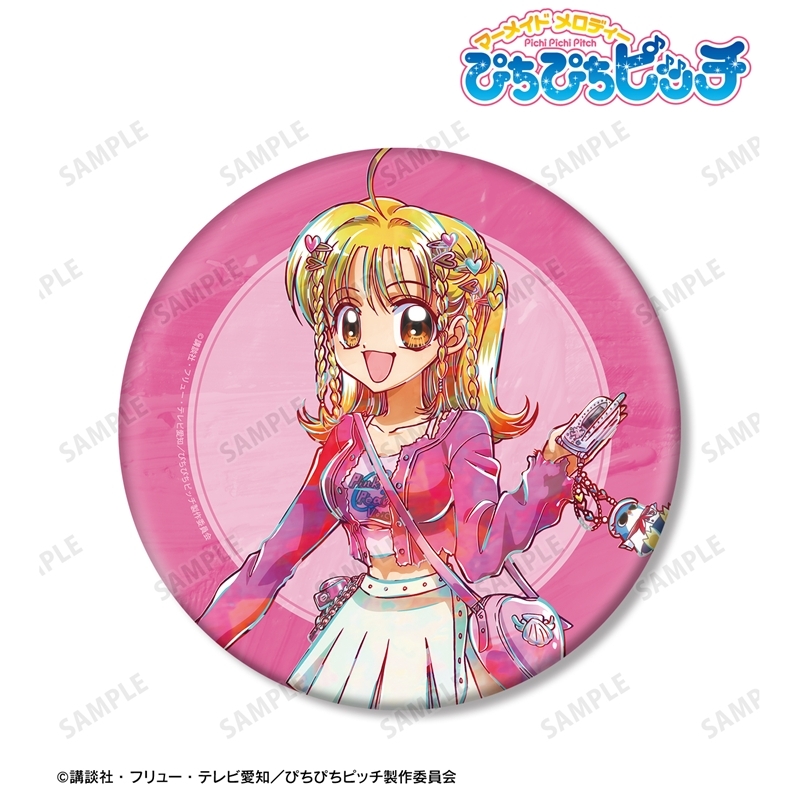 [Pre-order] "Mermaid Melody Pichi Pichi Pitch" Original Illustration Nanami Lucia Y2K Fashion Ver. Ani-Art Big Can Badge