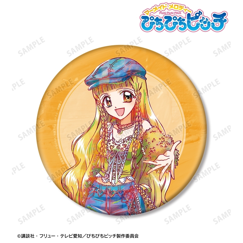 [Pre-order] "Mermaid Melody Pichi Pichi Pitch" Original Illustration Coco Y2K Fashion Ver. Ani-Art Big Can Badge