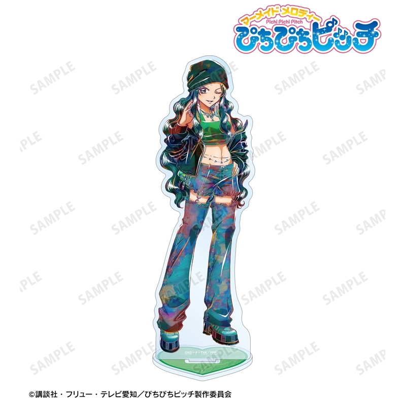 [Pre-order] "Mermaid Melody Pichi Pichi Pitch" Original Illustration Toin Rina Y2K Fashion Ver. Ani-Art Big Acrylic Stand