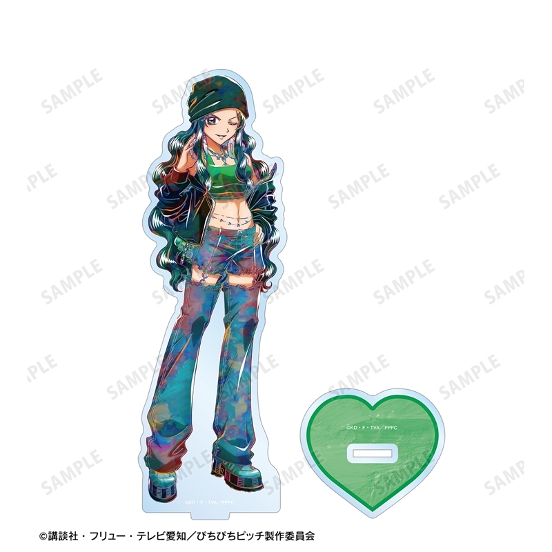 [Pre-order] "Mermaid Melody Pichi Pichi Pitch" Original Illustration Toin Rina Y2K Fashion Ver. Ani-Art Big Acrylic Stand