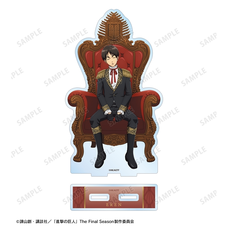 [Pre-order] "Attack on Titan" Original Illustration Eren Dreaming on a Throne Preparation Colored Ver. Big Acrylic Stand