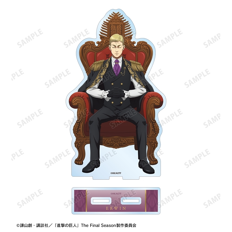 [Pre-order] "Attack on Titan" Original Illustration Erwin Dreaming on a Throne Preparation Colored Ver. Big Acrylic Stand