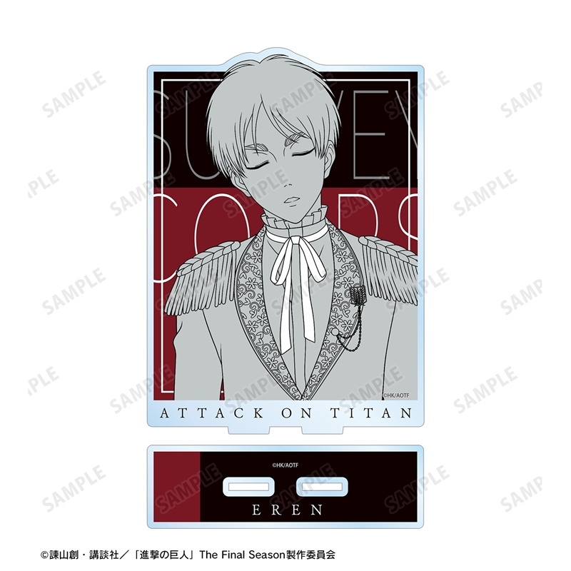 [Pre-order] "Attack on Titan" Original Illustration Eren Dreaming on a Throne Line Drawing Ver. Big Acrylic Stand