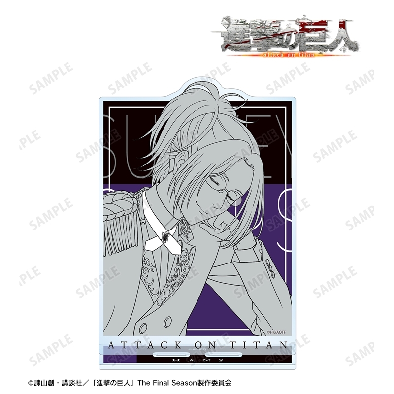 [Pre-order] "Attack on Titan" Original Illustration Hans Dreaming on a Throne Line Drawing Ver. Big Acrylic Stand