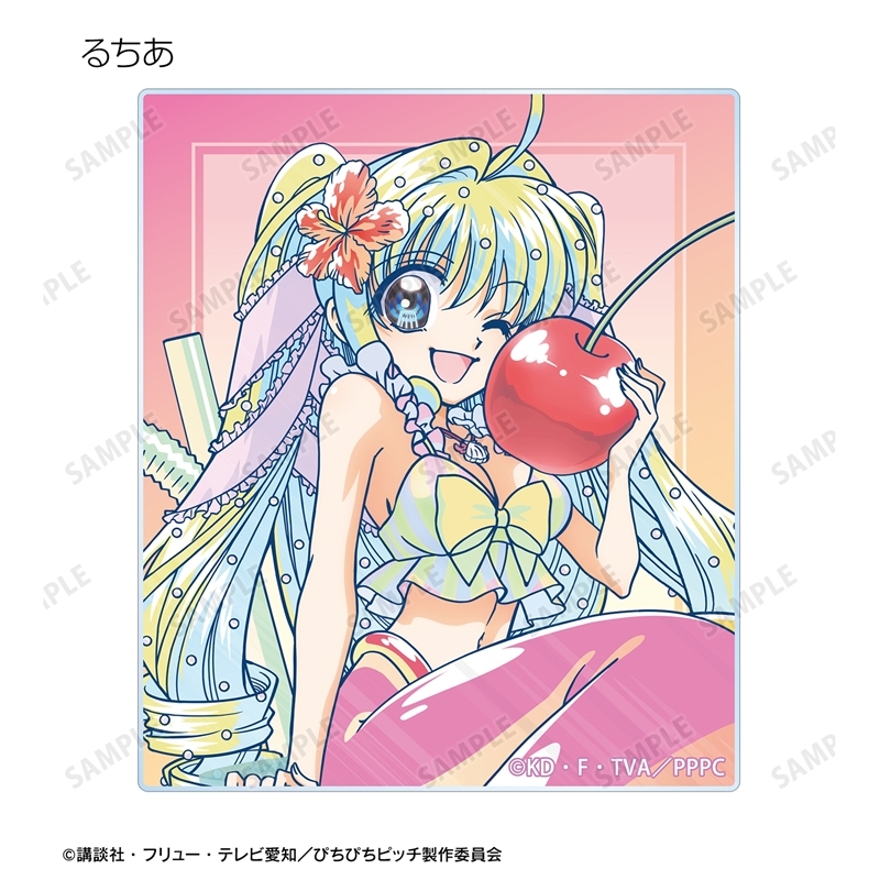 [Pre-order] "Mermaid Melody Pichi Pichi Pitch" Original Illustration Cocktail Glass Ver. Ani-Art Clear Label Acrylic Card 3 Set Ver. A