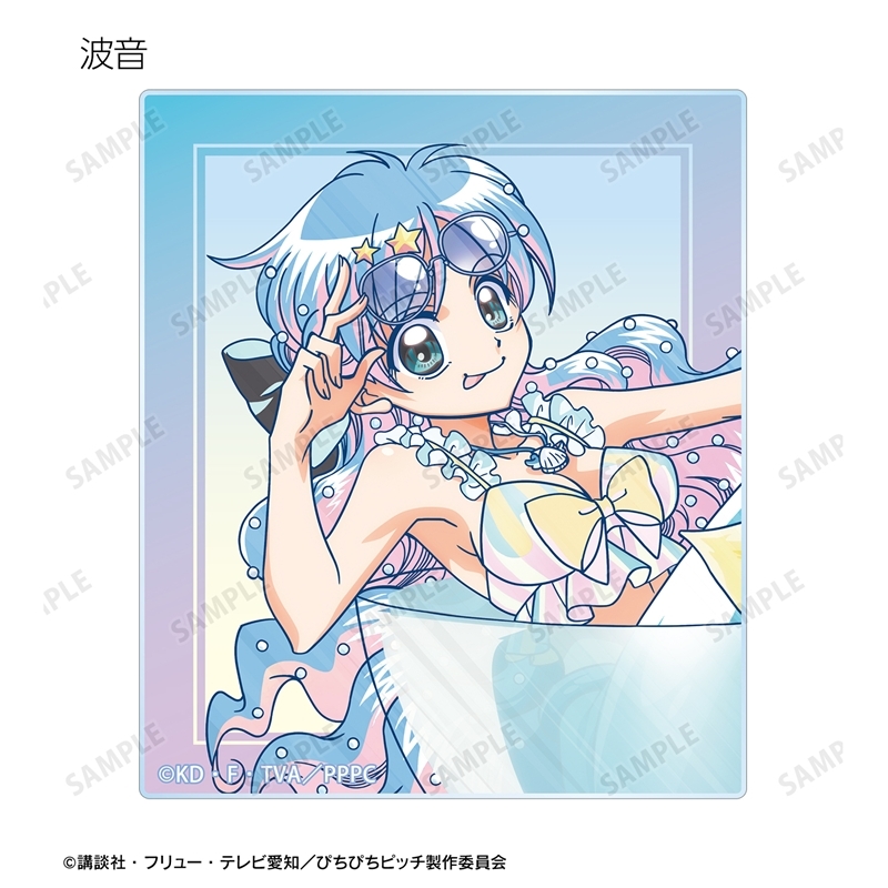 [Pre-order] "Mermaid Melody Pichi Pichi Pitch" Original Illustration Cocktail Glass Ver. Ani-Art Clear Label Acrylic Card 3 Set Ver. A