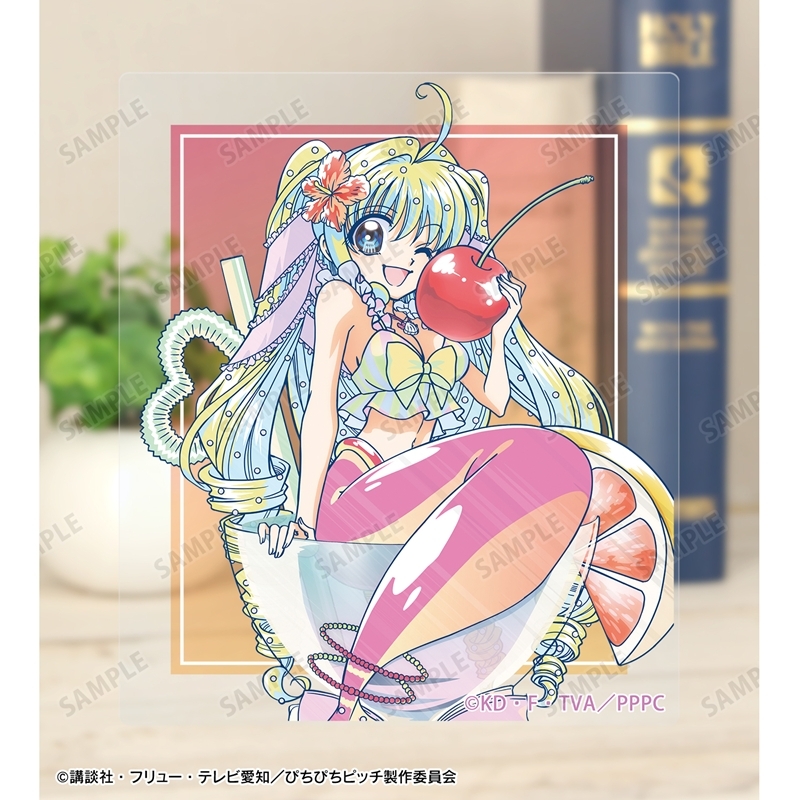 [Pre-order] "Mermaid Melody Pichi Pichi Pitch" Original Illustration Cocktail Glass Ver. Ani-Art Clear Label Acrylic Card 3 Set Ver. B