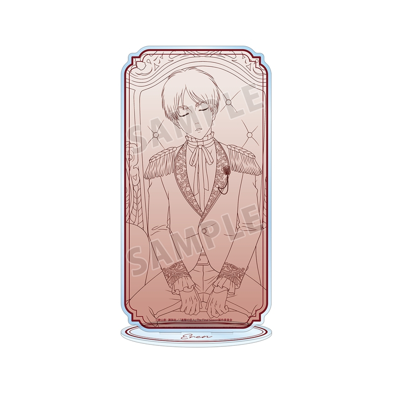 [Pre-order] "Attack on Titan" Original Illustration Eren Dreaming on a Throne Line Drawing Ver. Extra Large Acrylic Stand