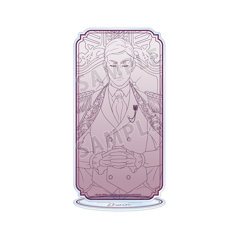[Pre-order] "Attack on Titan" Original Illustration Erwin Dreaming on a Throne Line Drawing Ver. Extra Large Acrylic Stand