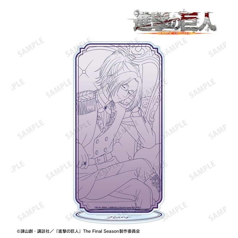 [Pre-order] "Attack on Titan" Original Illustration Hans Dreaming on a Throne Line Drawing Ver. Extra Large Acrylic Stand
