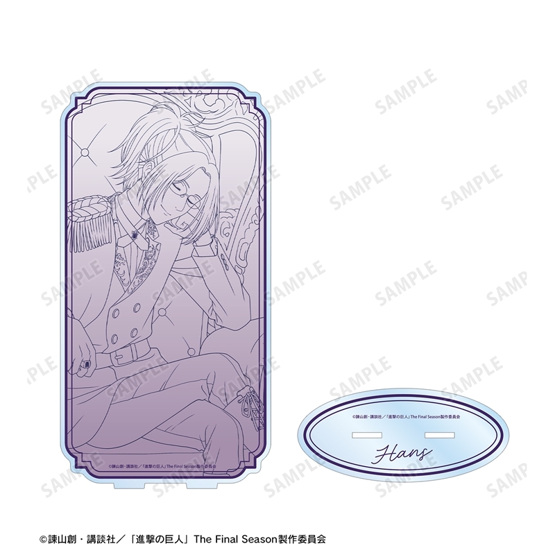[Pre-order] "Attack on Titan" Original Illustration Hans Dreaming on a Throne Line Drawing Ver. Extra Large Acrylic Stand