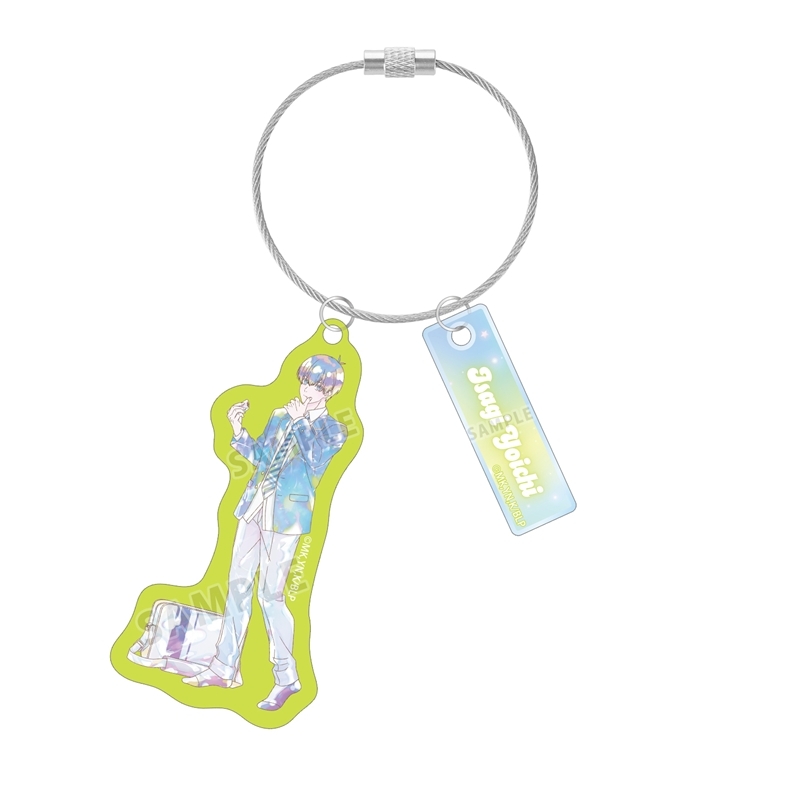 [Pre-order] "Blue Lock" Original Illustration Isagi Yoichi Morning Routine Ver. Ani-Art KAWAII label Twin Wire Big Acrylic Key Chain