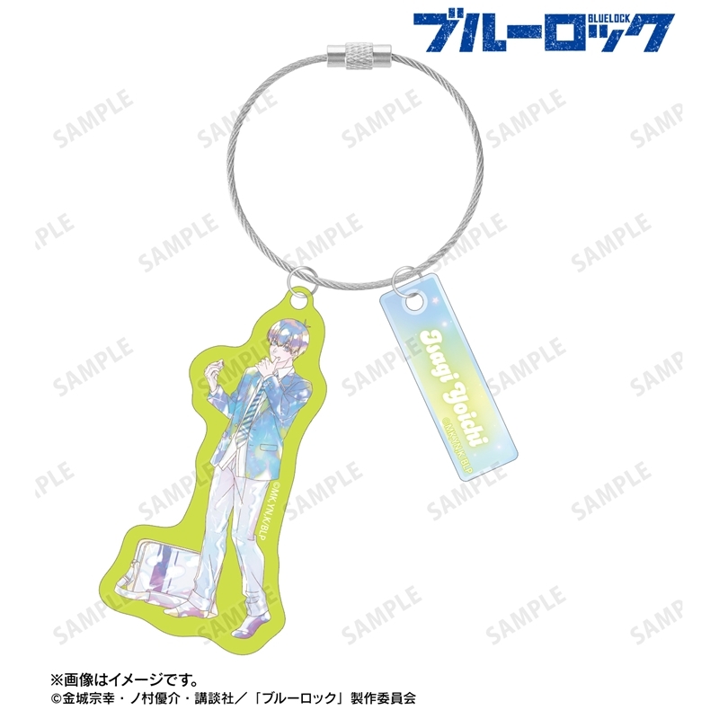 [Pre-order] "Blue Lock" Original Illustration Isagi Yoichi Morning Routine Ver. Ani-Art KAWAII label Twin Wire Big Acrylic Key Chain