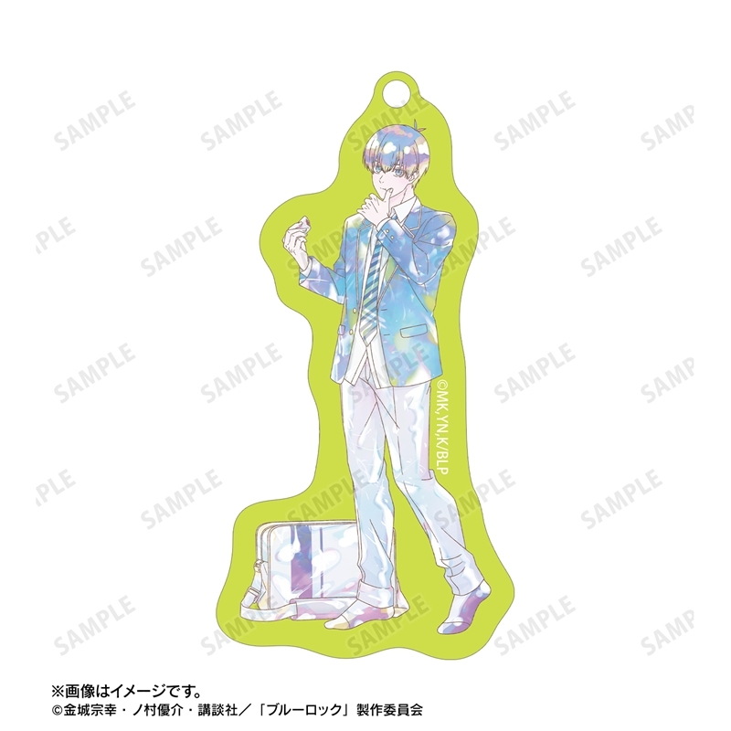 [Pre-order] "Blue Lock" Original Illustration Isagi Yoichi Morning Routine Ver. Ani-Art KAWAII label Twin Wire Big Acrylic Key Chain