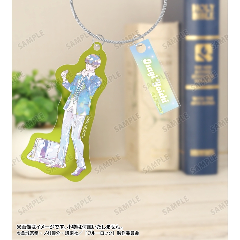 [Pre-order] "Blue Lock" Original Illustration Isagi Yoichi Morning Routine Ver. Ani-Art KAWAII label Twin Wire Big Acrylic Key Chain