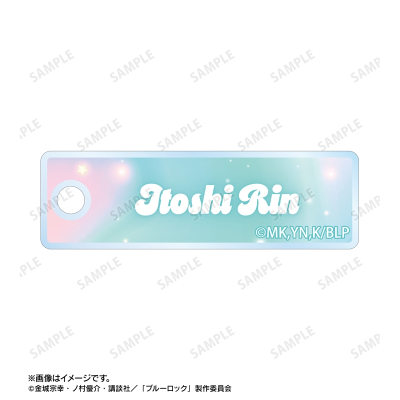 [Pre-order] "Blue Lock" Original Illustration Itoshi Rin Morning Routine Ver. Ani-Art KAWAII label Twin Wire Big Acrylic Key Chain