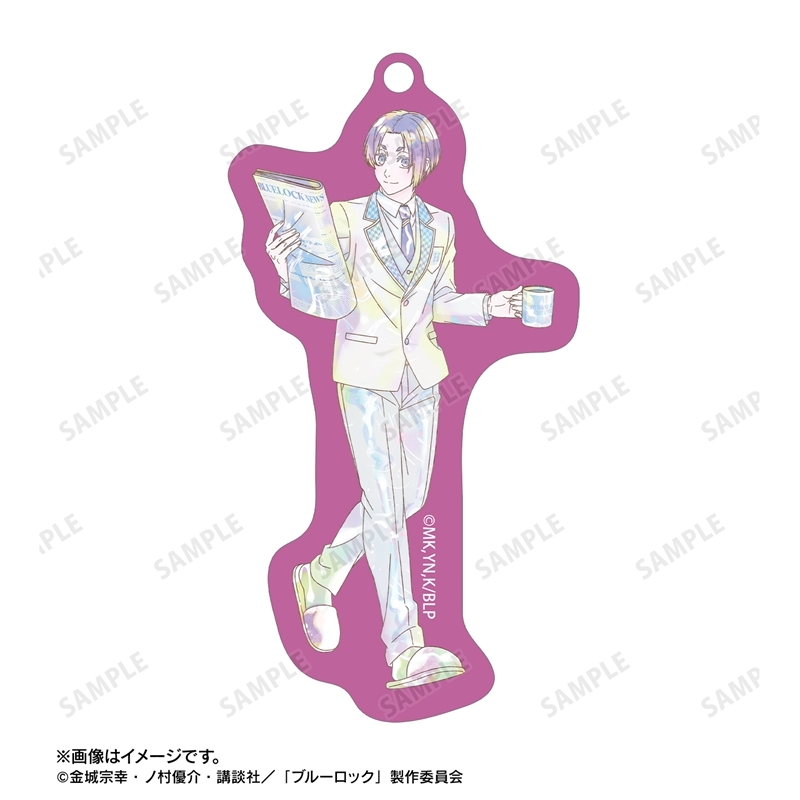 [Pre-order] "Blue Lock" Original Illustration Mikage Reo Morning Routine Ver. Ani-Art KAWAII label Twin Wire Big Acrylic Key Chain