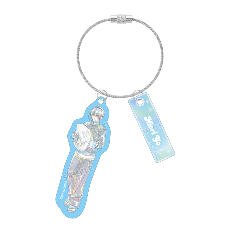 [Pre-order] "Blue Lock" Original Illustration Hiori Yo Morning Routine Ver. Ani-Art KAWAII label Twin Wire Big Acrylic Key Chain