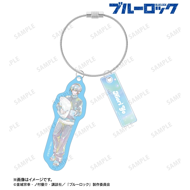 [Pre-order] "Blue Lock" Original Illustration Hiori Yo Morning Routine Ver. Ani-Art KAWAII label Twin Wire Big Acrylic Key Chain