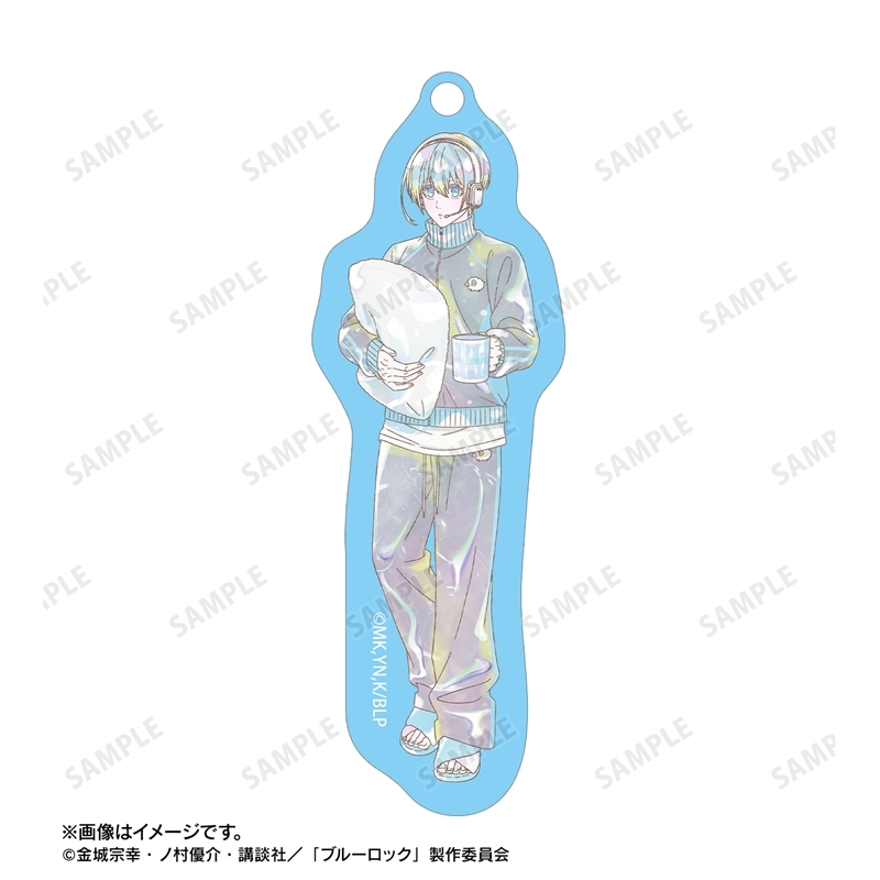 [Pre-order] "Blue Lock" Original Illustration Hiori Yo Morning Routine Ver. Ani-Art KAWAII label Twin Wire Big Acrylic Key Chain