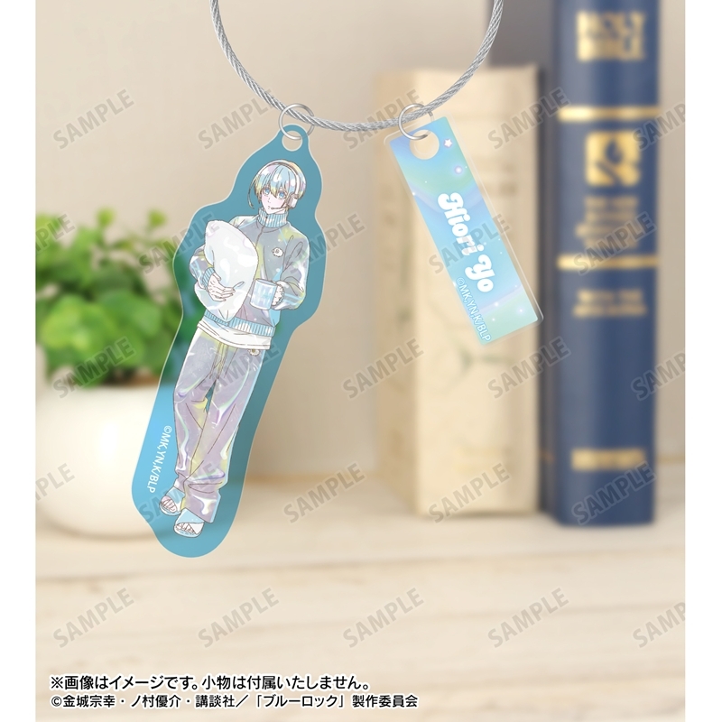 [Pre-order] "Blue Lock" Original Illustration Hiori Yo Morning Routine Ver. Ani-Art KAWAII label Twin Wire Big Acrylic Key Chain