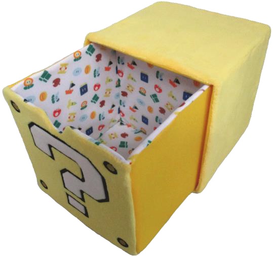 [In Stock] Super Mario: Plush Toy Chest (? Block)
