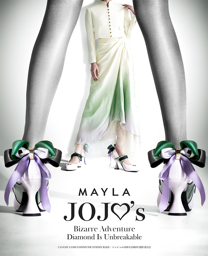 pre-order-jojos-bizarre-adventure-diamond-is-unbreakable-x-mayla-iconic-shoe-object-pumps-on-version-rohan-kishibe