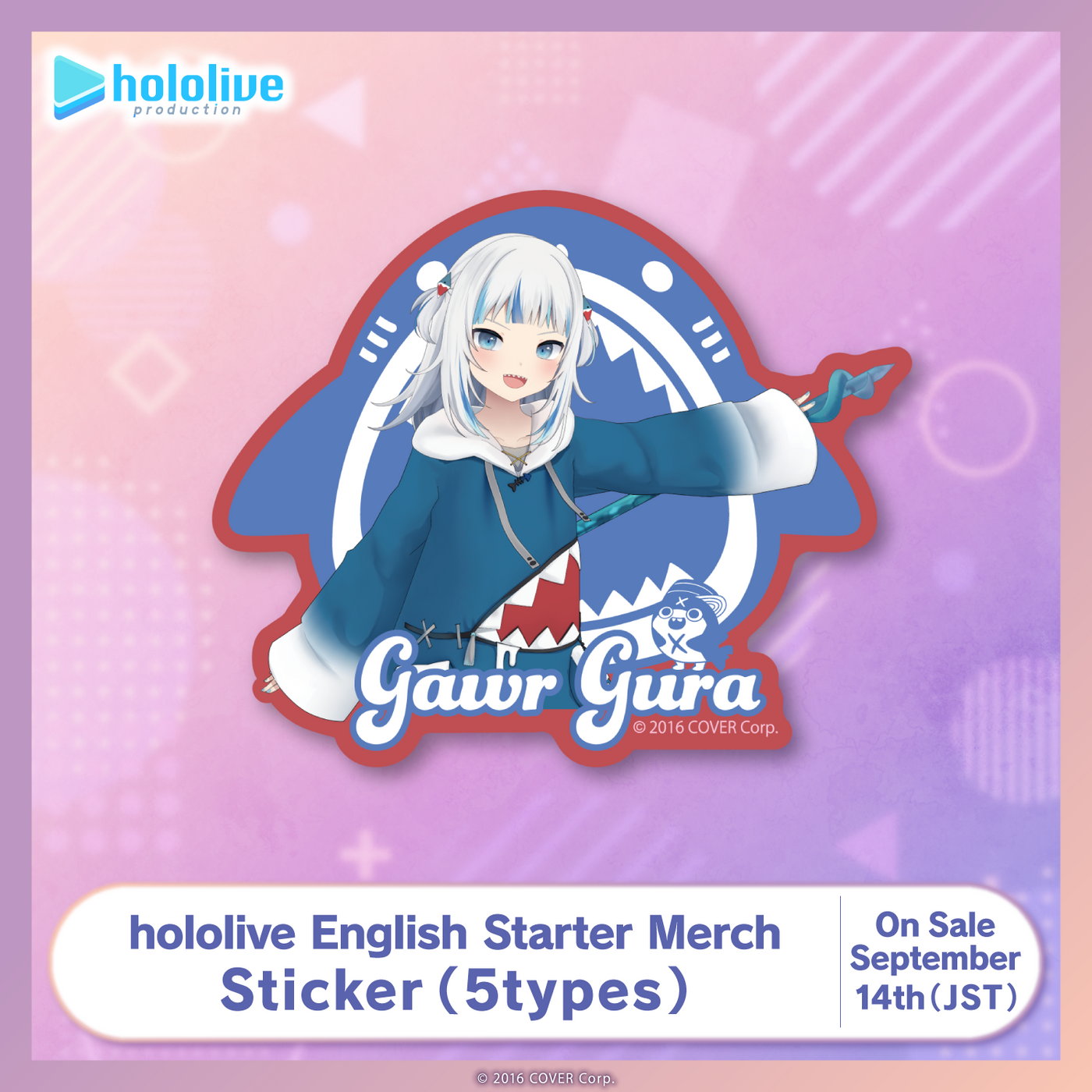 [Pre-order] hololive English Starter Merch - Sticker
